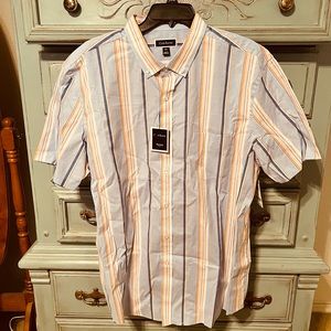 Mens XXL short sleeve dress shirt